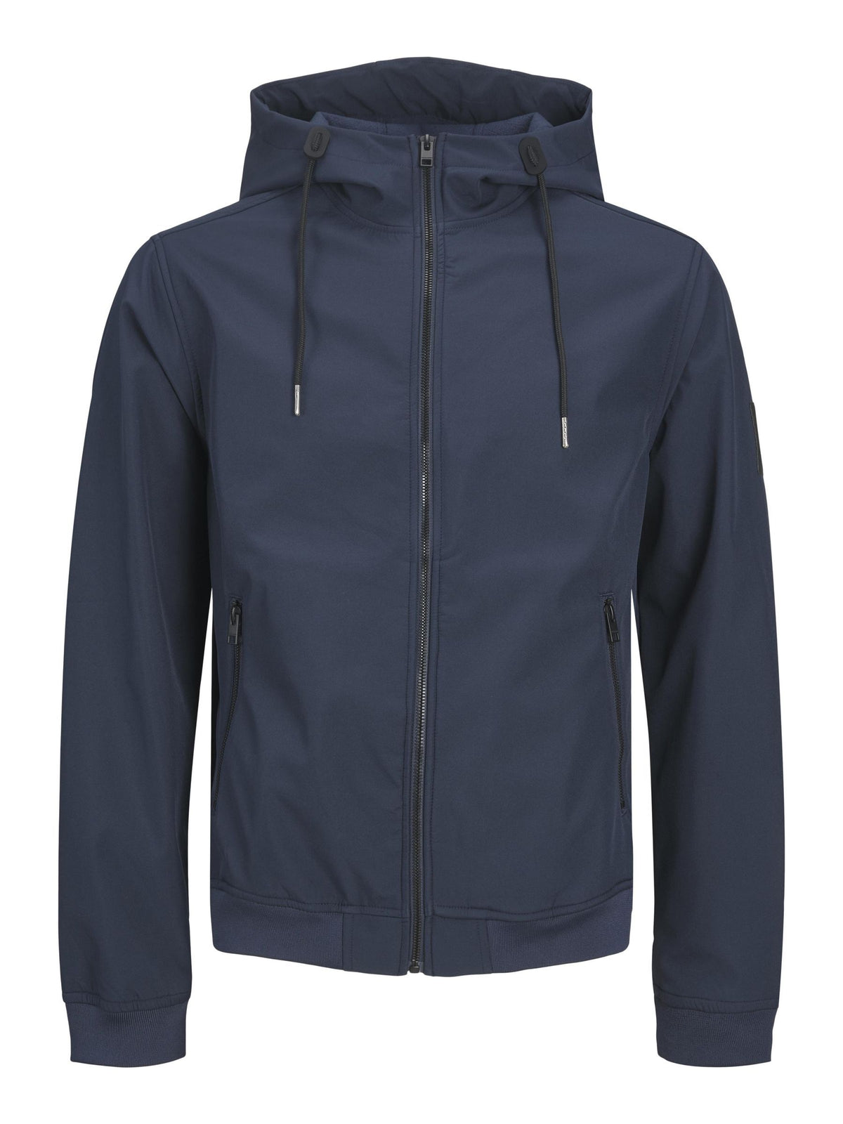 Jack&Jones Erkek Kapüşonlu Fermuarlı Cepli Standart Kalıp Polyester Ceket