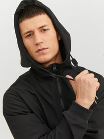 Jack&Jones Erkek Kapüşonlu Fermuarlı Cepli Standart Kalıp Polyester Ceket