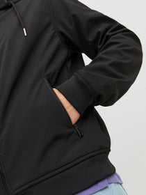 Jack&Jones Erkek Kapüşonlu Fermuarlı Cepli Standart Kalıp Polyester Ceket