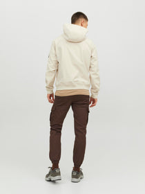 Jack&Jones Erkek Kapüşonlu Fermuarlı Cepli Standart Kalıp Polyester Ceket