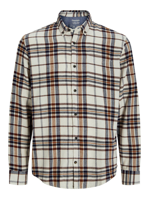 Jack&Jones Minimalist Kareli Uzun Kol Erkek Gömleği