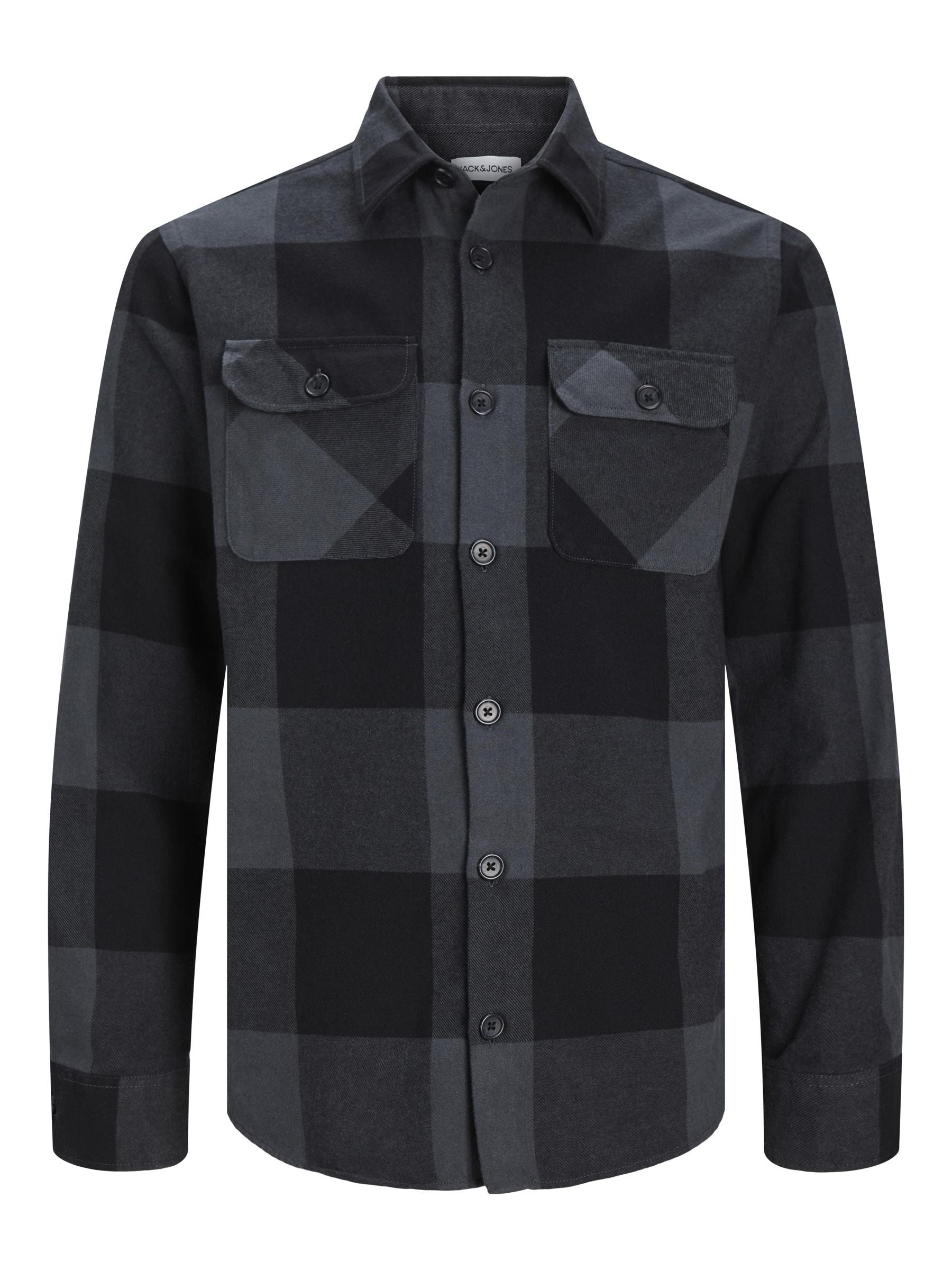 Jack&Jones Kareli Uzun Kol Erkek Gömleği - Günlük Casual Translation missing: tr.content.product_image_main