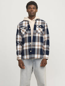 Jack&Jones Kareli Uzun Kol Erkek Gömleği - Günlük Casual