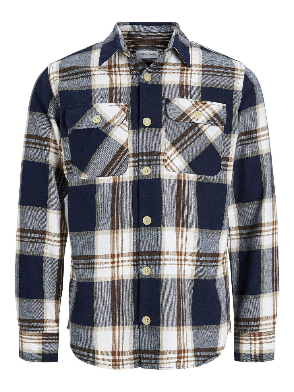 Jack&Jones Kareli Uzun Kol Erkek Gömleği - Günlük Casual
