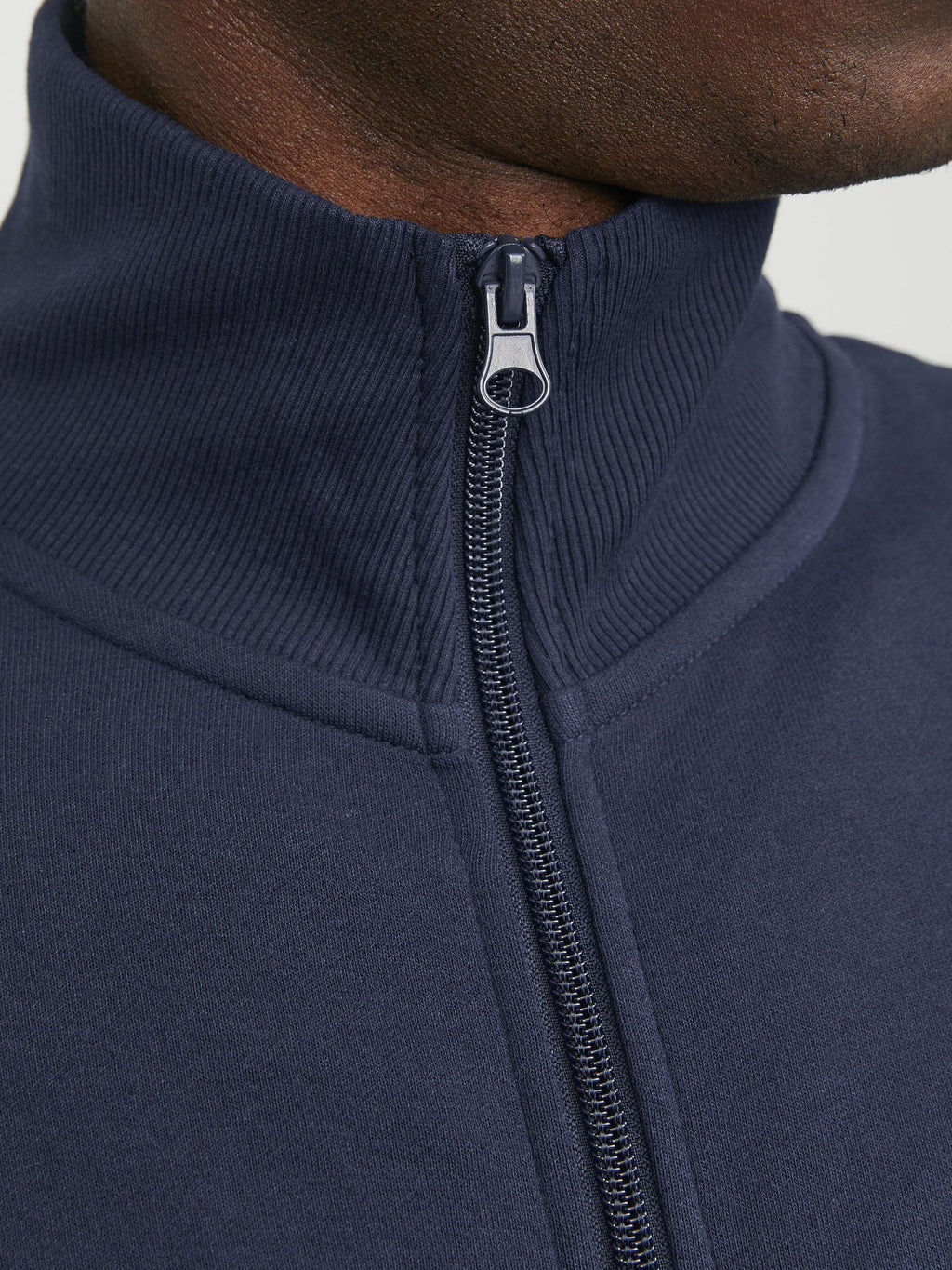 Jack&Jones Minimalist Oversize Fermuarlı Erkek Hırka - Günlük Kombinleriniz İçin