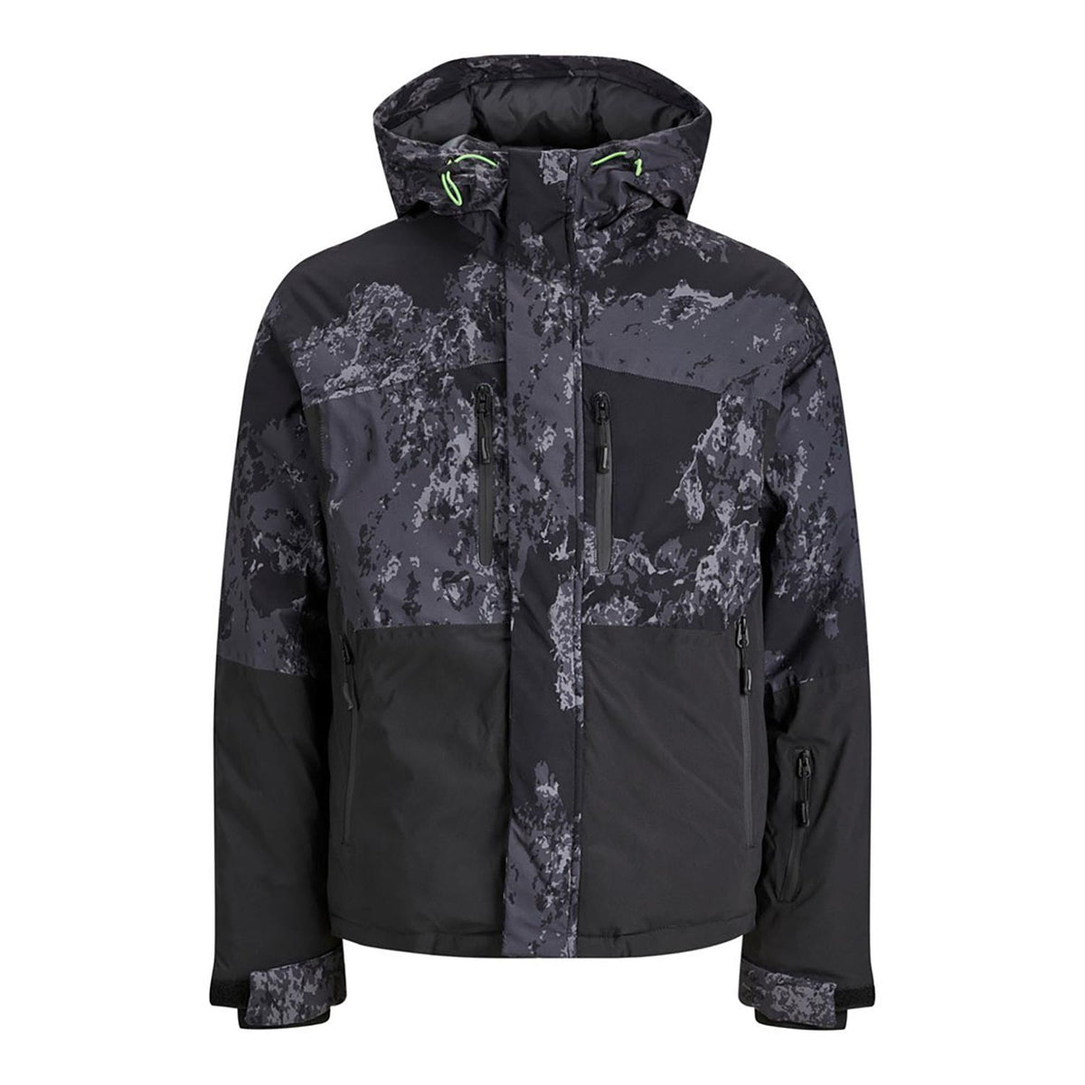 Jack&Jones Erkek Kapüşonlu Oversize Kışlık Mont - Streetwear Tarzı Ana görsel