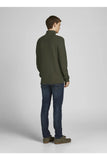 Jack&Jones Erkek Minimalist Boğazlı Uzun Kol Kazak - Oversized Fit