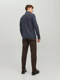 Jack&Jones Erkek Minimalist Boğazlı Uzun Kol Kazak - Oversized Fit