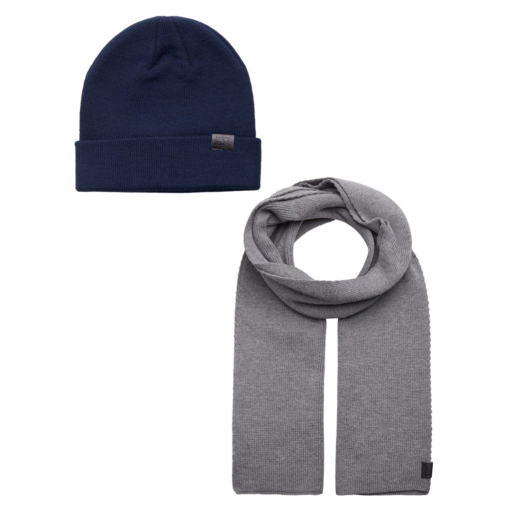 Jack&Jones Erkek Minimalist Bere & Atkı Seti - Kışlık Sıcaklık Ana görsel