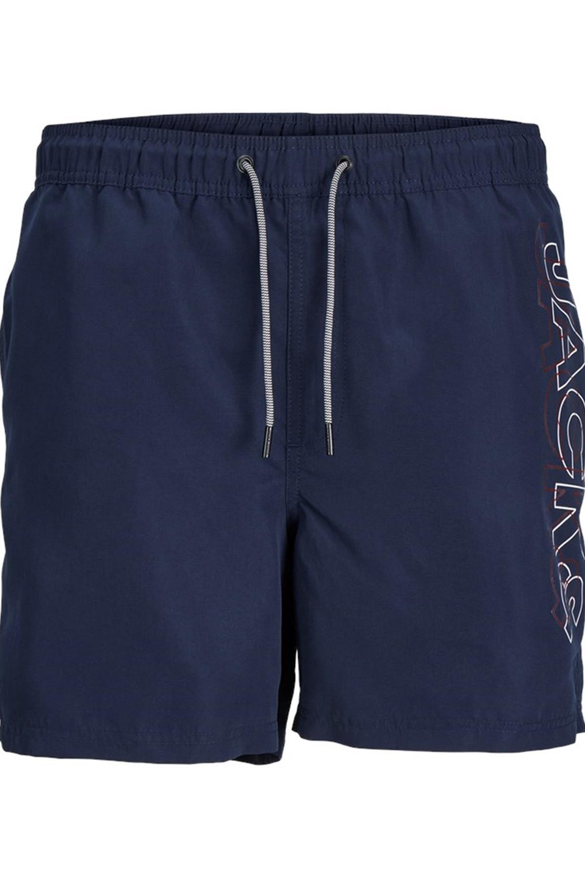 Jack&Jones Erkek Minimalist Plaj Şortu - Yazlık, Rahat, Şık Ana görsel