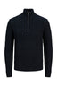 Jack&Jones Erkek Minimalist Yarım Fermuarlı Örgü Sweatshirt - Günlük Stil