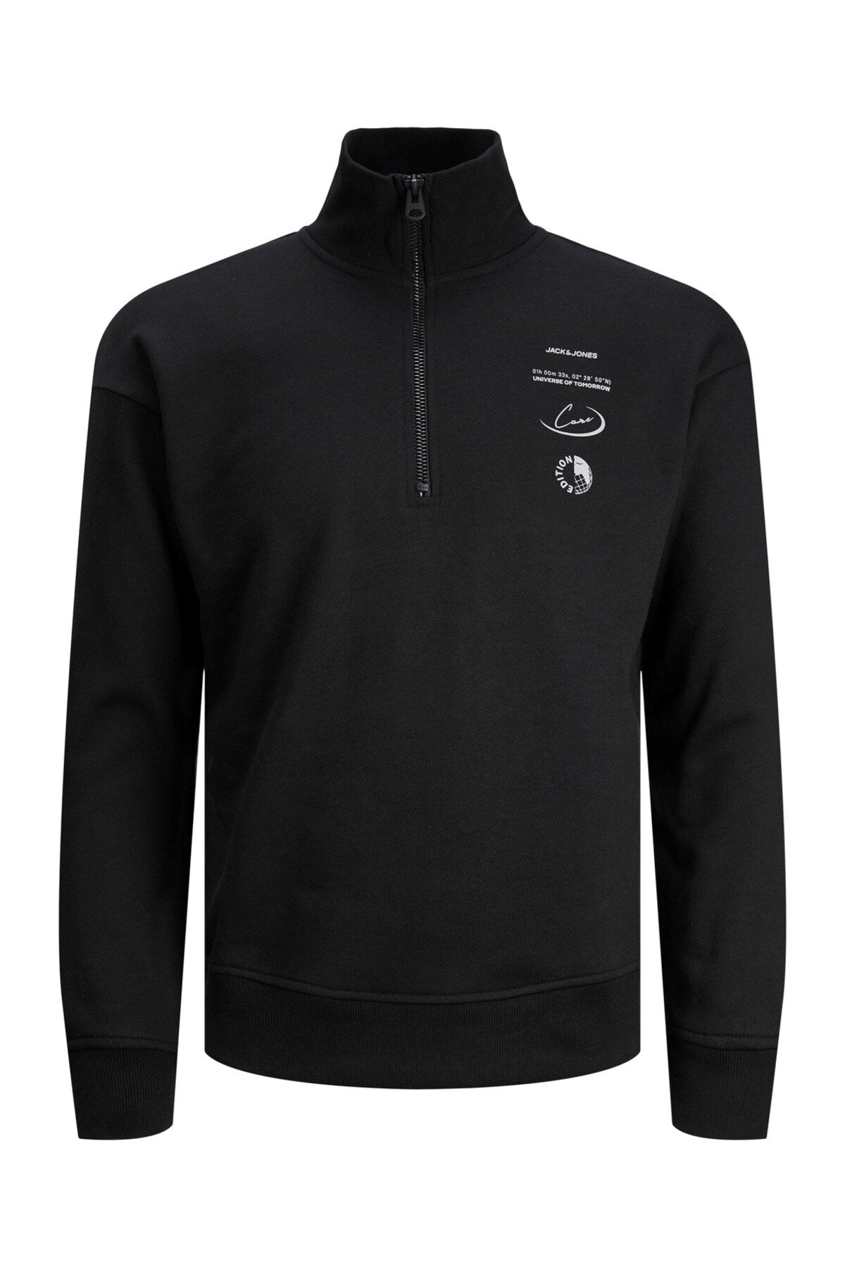 Jack&Jones Erkek Minimalist Yarım Fermuarlı Uzun Kol Sweatshirt Translation missing: tr.content.product_image_secondary