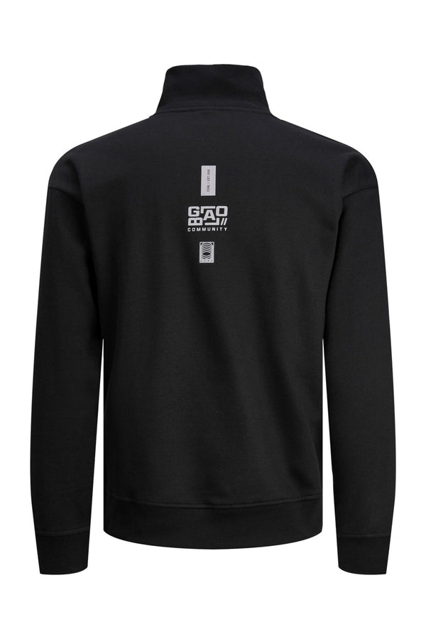 Jack&Jones Erkek Minimalist Yarım Fermuarlı Uzun Kol Sweatshirt