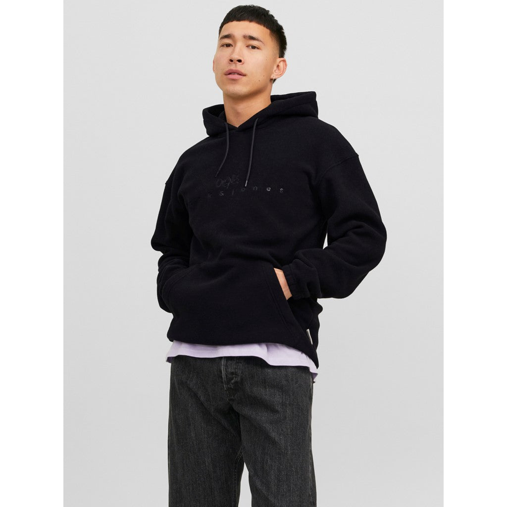 Jack&Jones Erkek Oversize Kapüşonlu Sweatshirt - Rahat ve Şık İkincil görsel