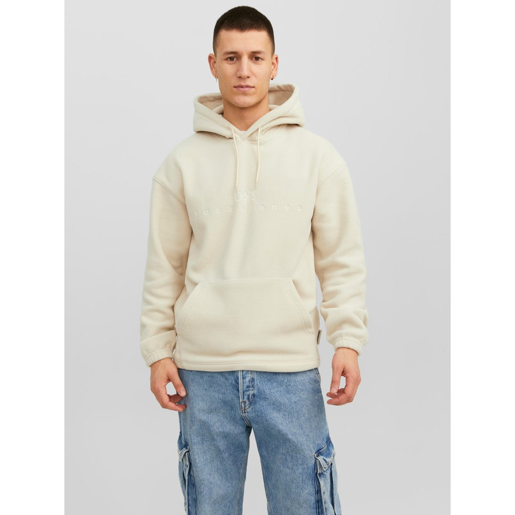 Jack&Jones Erkek Oversize Kapüşonlu Sweatshirt - Rahat ve Şık İkincil görsel