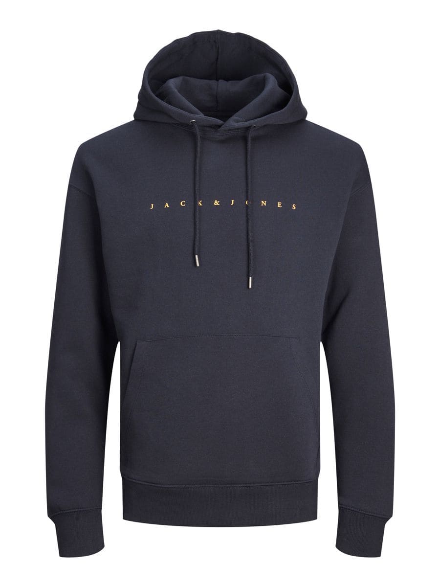 Jack&Jones Erkek Oversize Kapüşonlu Sweatshirt - Rahat ve Şık Günlük Stil İkincil görsel