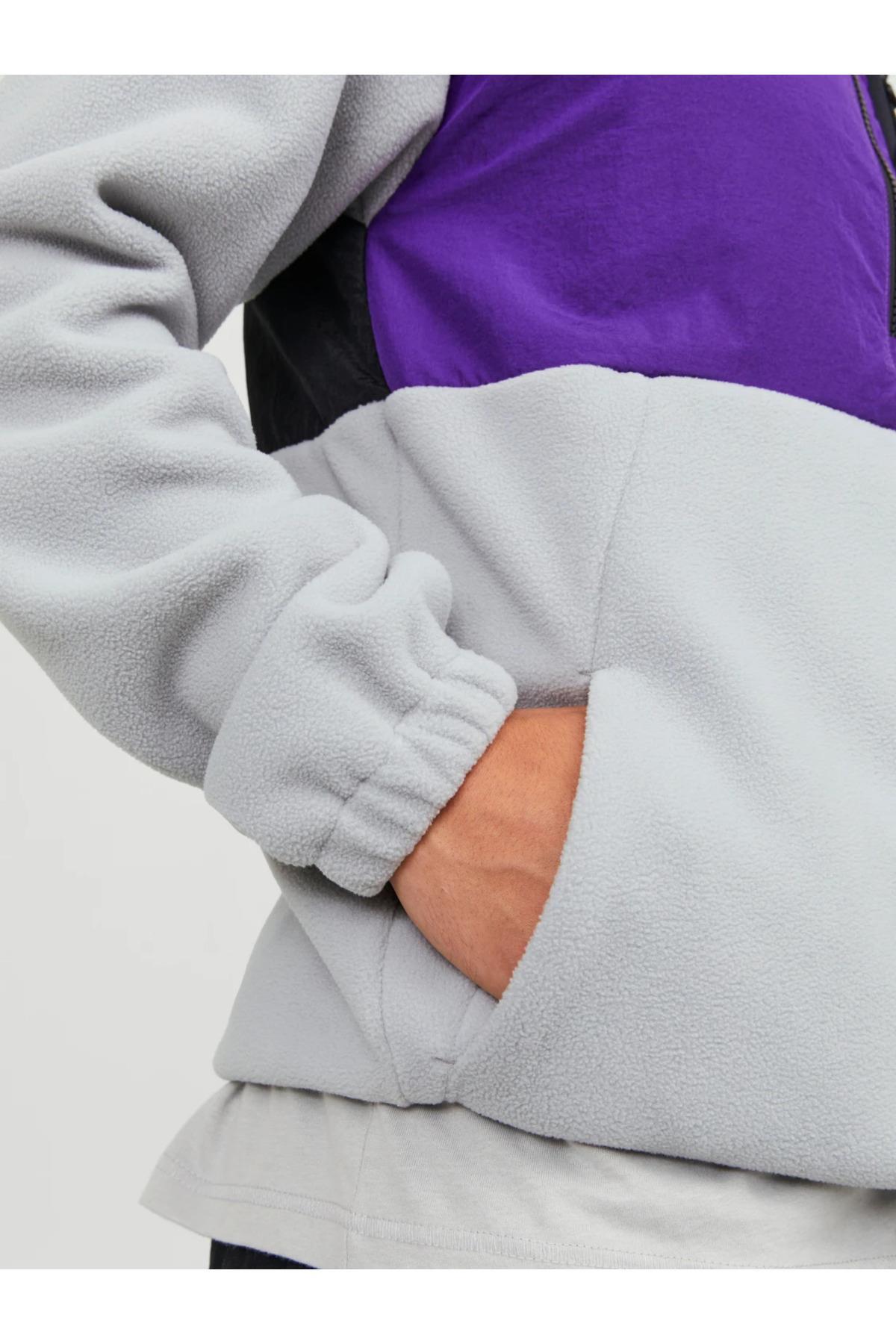Jack&Jones Erkek Oversize Polar Ceket - Minimalist & Şık Translation missing: tr.content.product_image_secondary