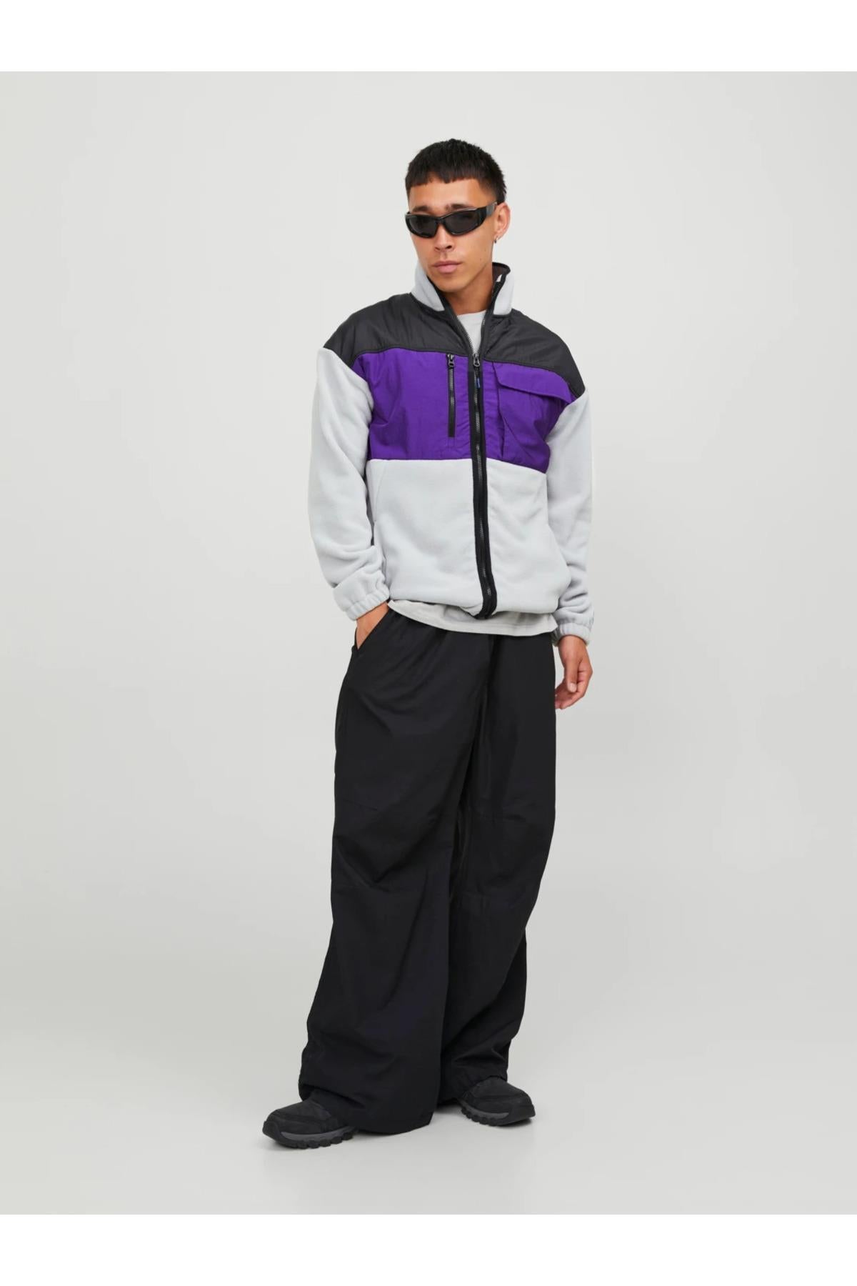 Jack&Jones Erkek Oversize Polar Ceket - Minimalist & Şık