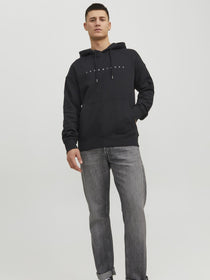 Jack&Jones Erkek Oversize Kapüşonlu Sweatshirt - Rahat ve Şık Günlük Stil