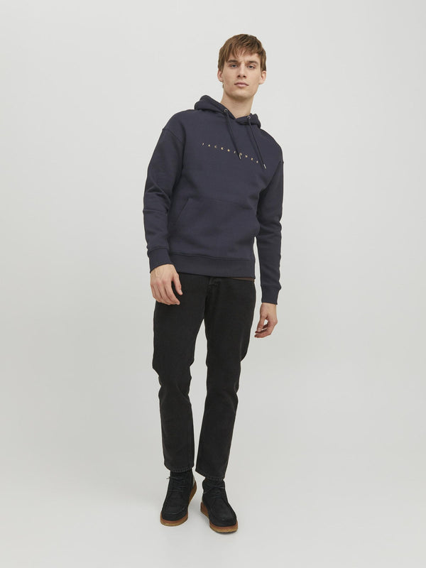 Jack&Jones Erkek Oversize Kapüşonlu Sweatshirt - Rahat ve Şık Günlük Stil