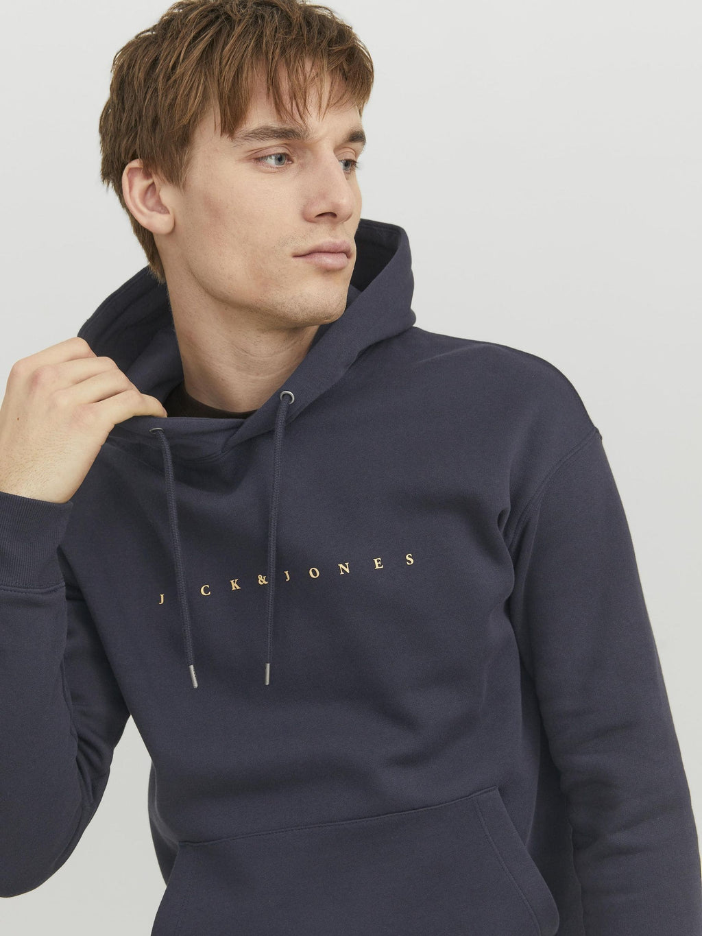 Jack&Jones Erkek Oversize Kapüşonlu Sweatshirt - Rahat ve Şık Günlük Stil