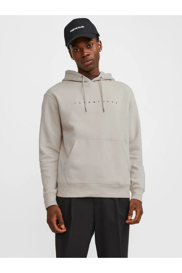 Jack&Jones Erkek Oversize Kapüşonlu Sweatshirt - Rahat ve Şık Günlük Stil