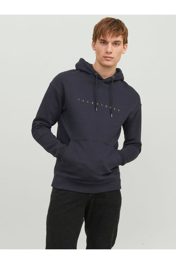 Jack&Jones Erkek Oversize Kapüşonlu Sweatshirt - Rahat ve Şık Günlük Stil