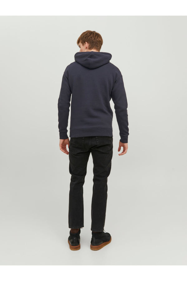 Jack&Jones Erkek Oversize Kapüşonlu Sweatshirt - Rahat ve Şık Günlük Stil