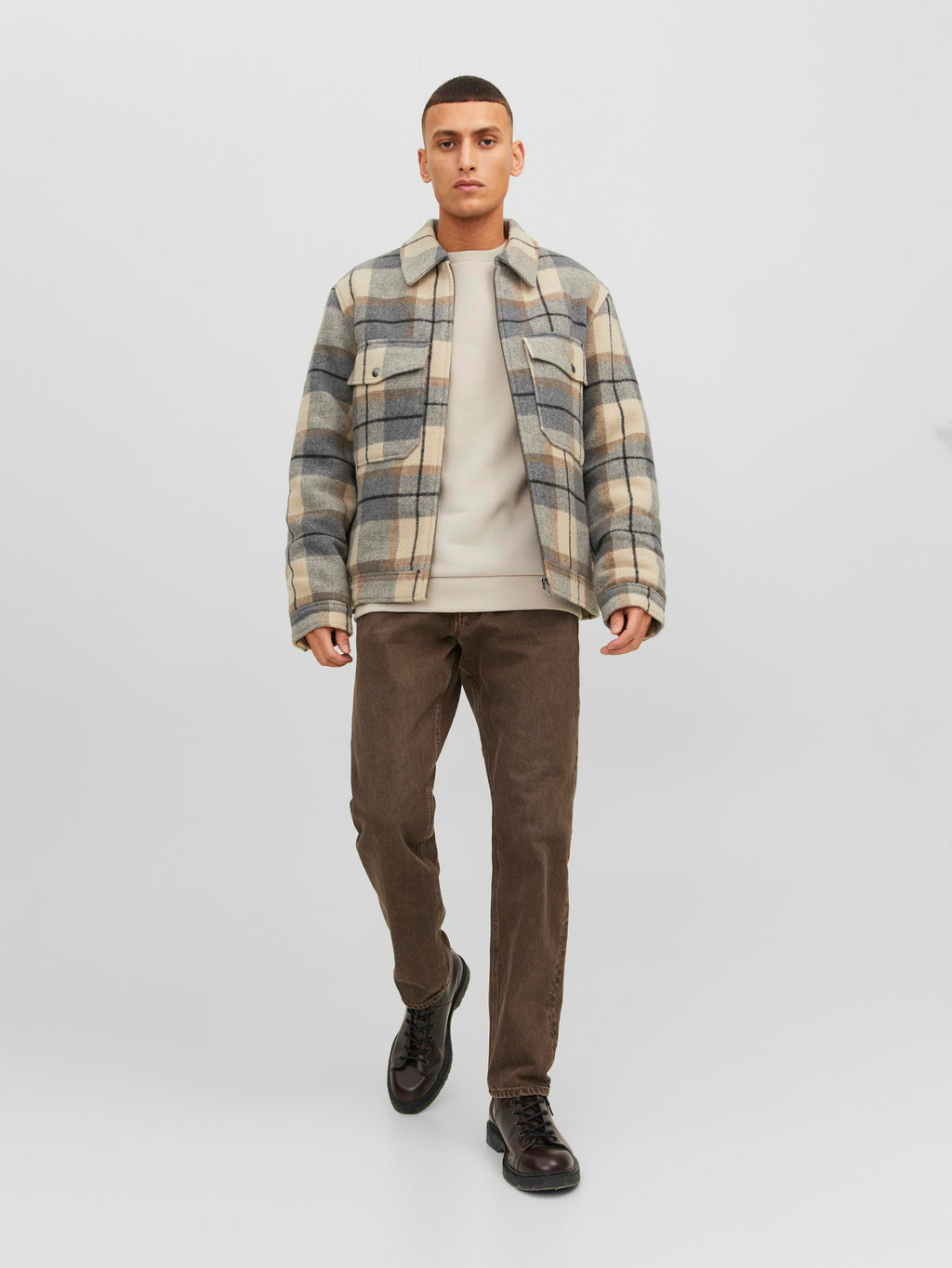 Jack&Jones Oversize Erkek Sweatshirt - Günlük Stil