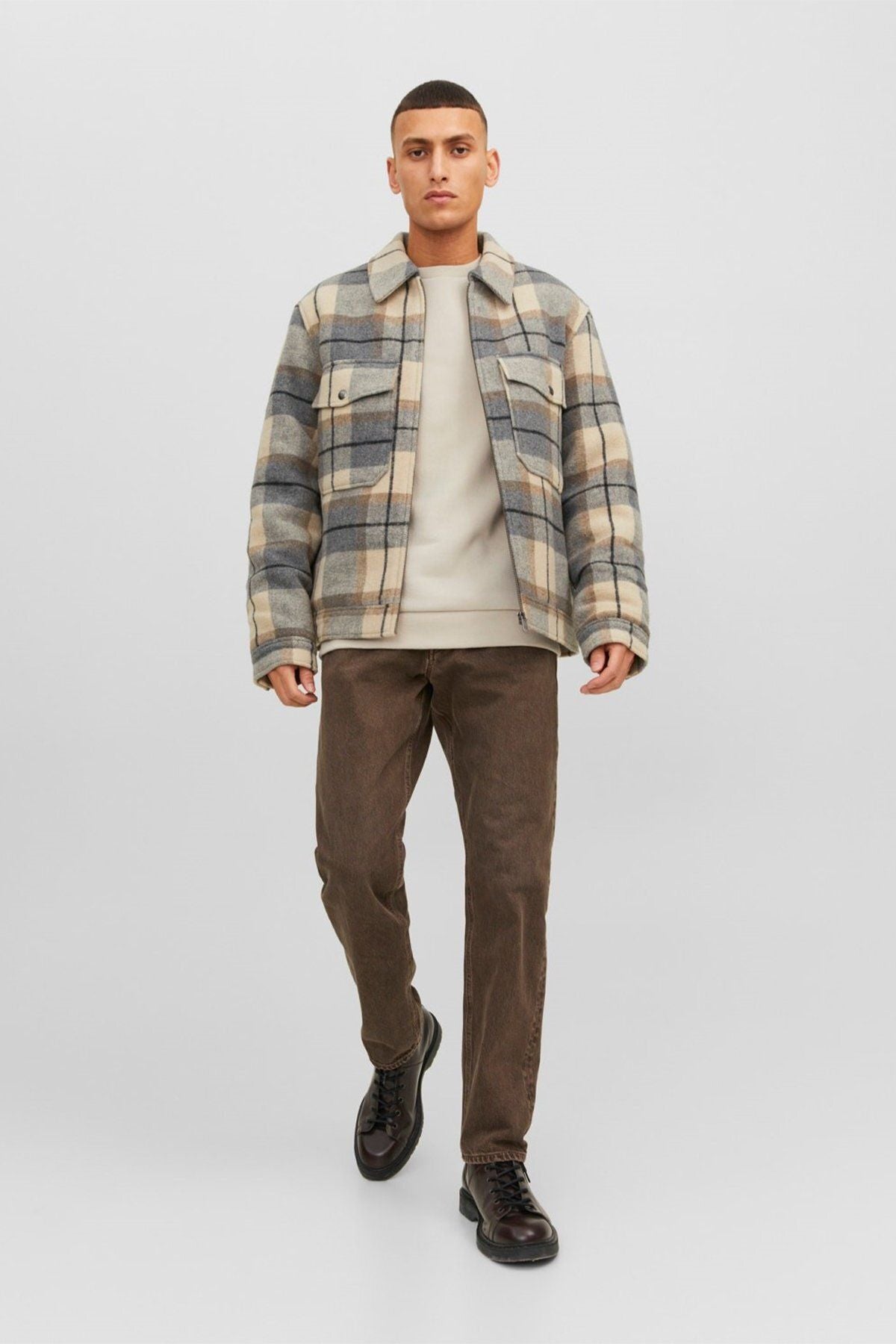 Jack&Jones Oversize Erkek Sweatshirt - Günlük Stil