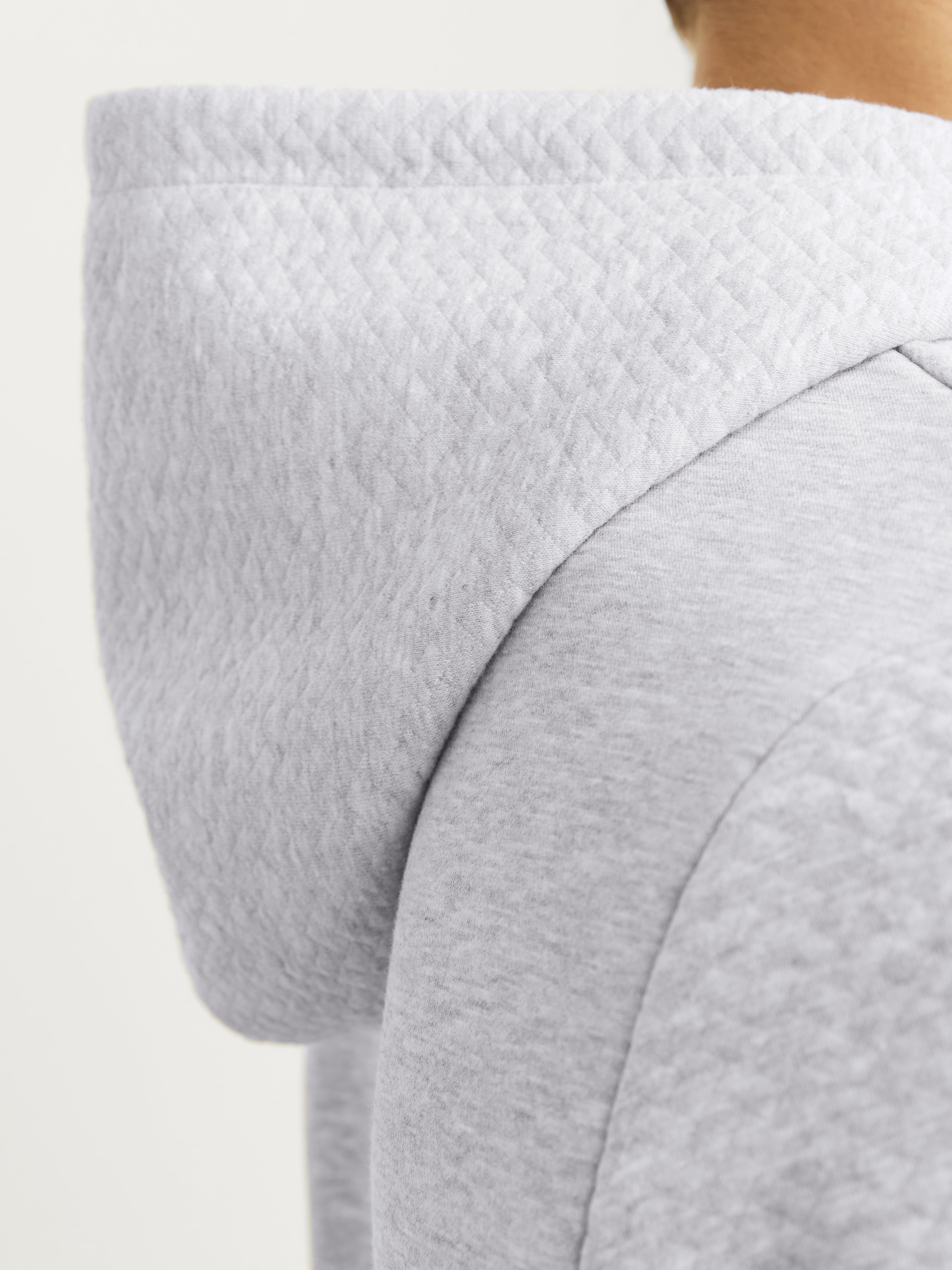 Jack&Jones Oversize Kapüşonlu Minimalist Erkek Sweatshirt - Günlük Kullanım