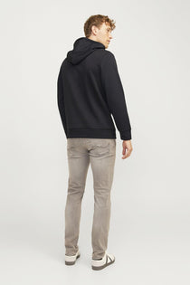 Jack&Jones Oversize Kapüşonlu Minimalist Erkek Sweatshirt - Günlük Kullanım