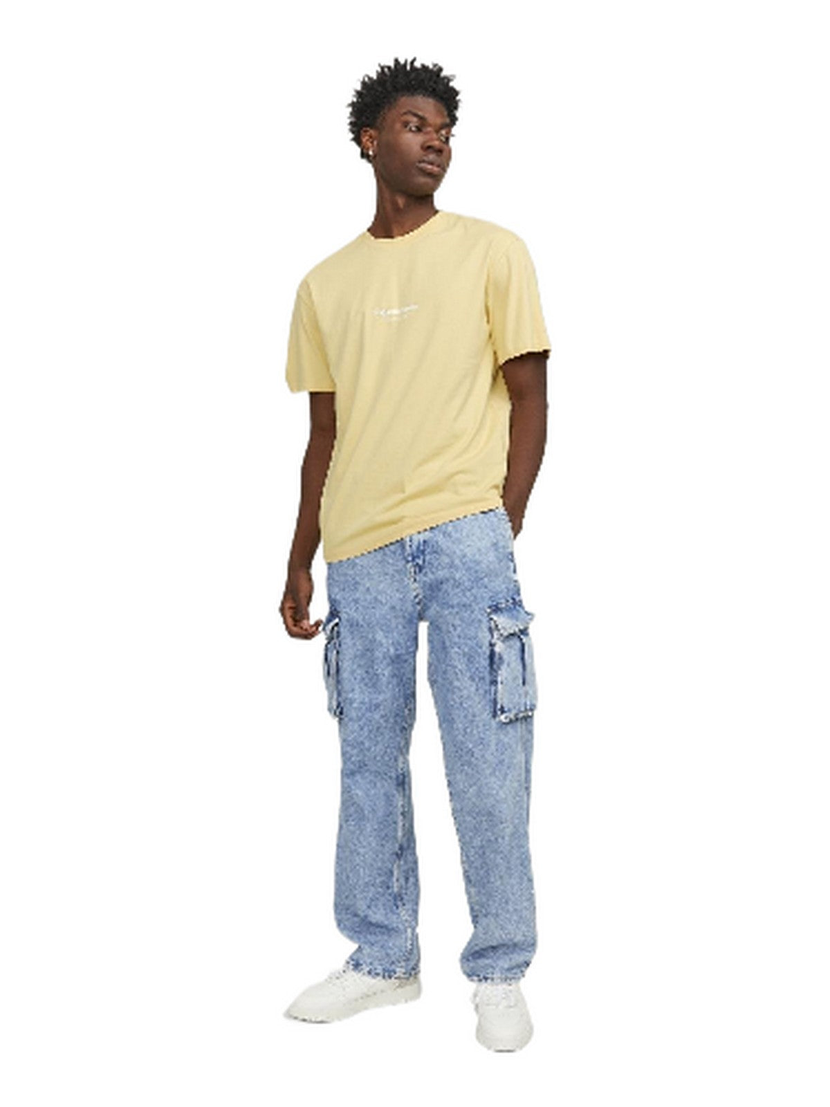 Jack&Jones Oversize Minimalist Erkek T-Shirt - Günlük & Rahat Translation missing: tr.content.product_image_main