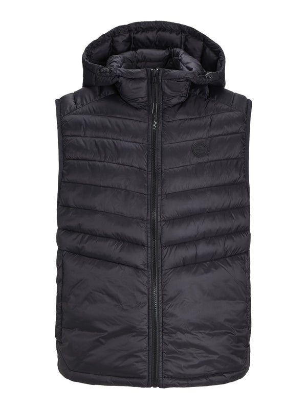 Jack&Jones Kapüşonlu Minimalist Erkek Yelek - Regular Fit