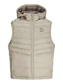Jack&Jones Kapüşonlu Minimalist Erkek Yelek - Regular Fit