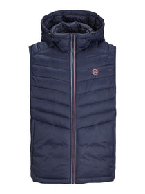 Jack&Jones Kapüşonlu Minimalist Erkek Yelek - Regular Fit