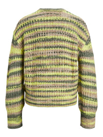Jack&Jones JJXX Kadın Geometrik Desenli O Yaka Uzun Kollu Örme Kazak