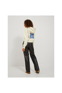 Jack&Jones JJXX Kadın Oversize Crop Kapüşonlu Sweatshirt - Minimalist Stil