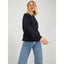 Jack&Jones JJXX Kadın Rahat Kesim Sıfır Yaka Pamuk Polyester Baskılı Uzun Kollu Sweatshirt