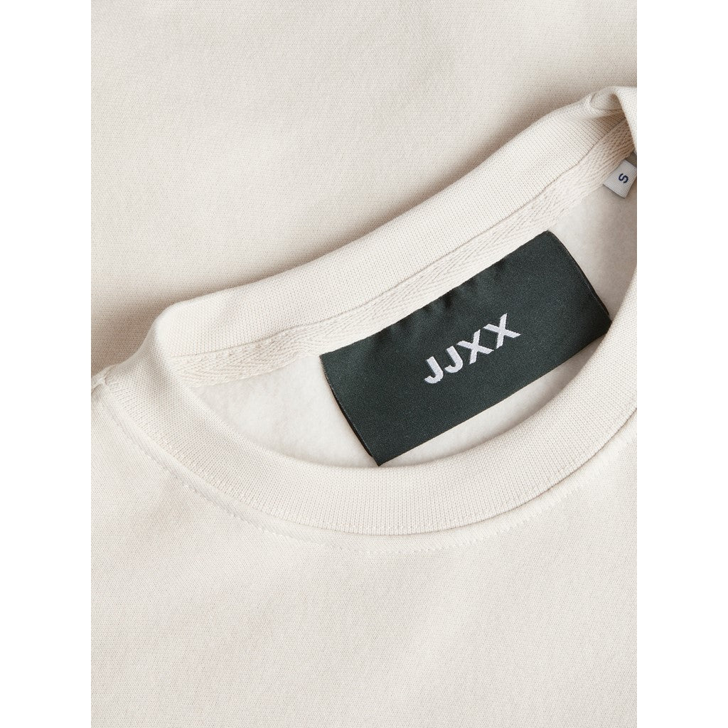 Jack&Jones JJXX Kadın Rahat Kesim Sıfır Yaka Pamuk Polyester Baskılı Uzun Kollu Sweatshirt