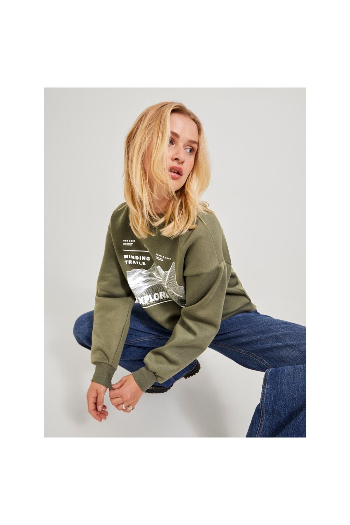 Jack&Jones JJXX Kadın Sweatshirt 12241324