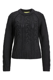 Jack&Jones JJXX Minimalist Örgü Kadın Kazak - Uzun Kol - Günlük