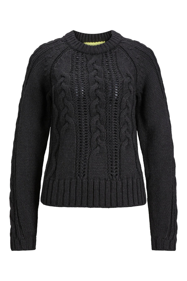 Jack&Jones JJXX Minimalist Örgü Kadın Kazak - Uzun Kol - Günlük