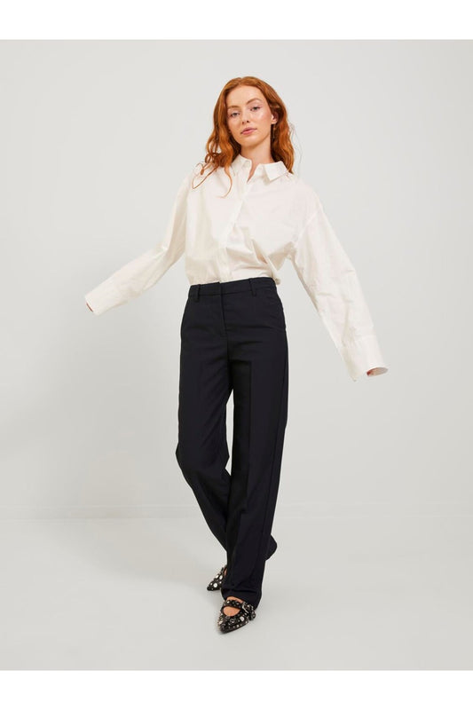 Jack&Jones JJXX Minimalist Yüksek Bel Düz Kadın Pantolon - Günlük & Ofis