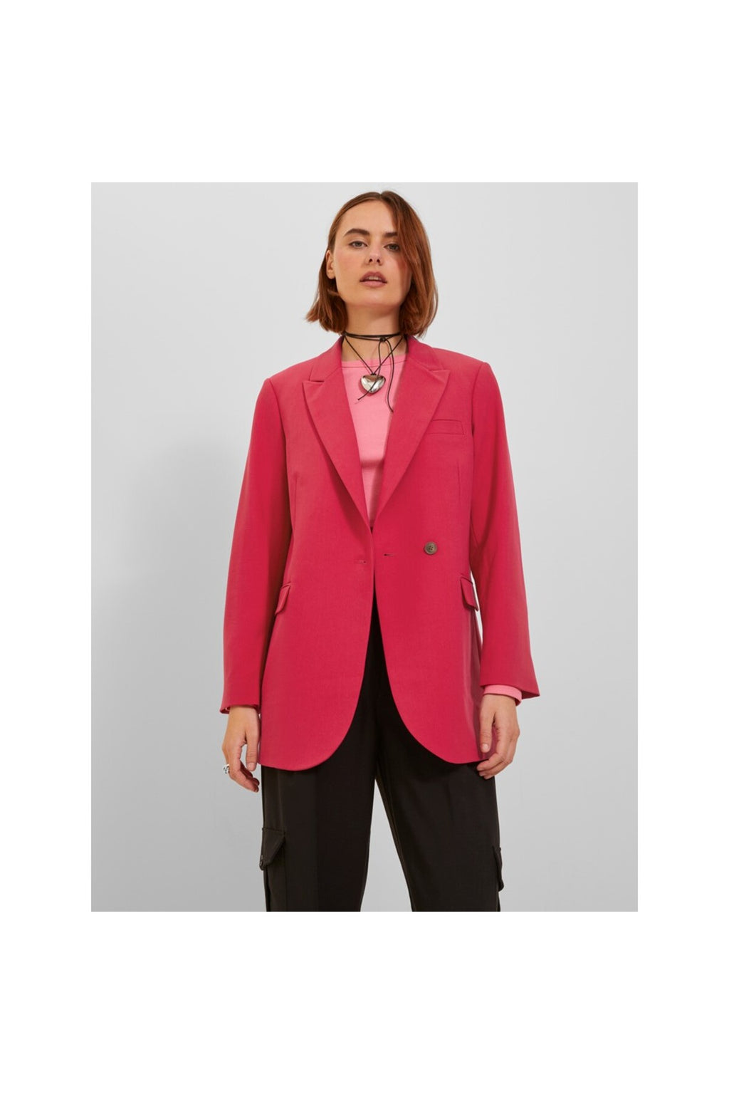 Jack&Jones JJXX Oversize Minimalist Kadın Ceket - Günlük & İş