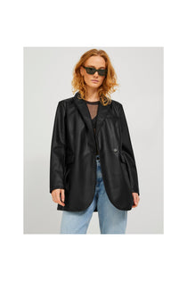 Jack&Jones JJXX Oversize Uzun Kol Deri Kadın Ceket - Minimalist Tarz