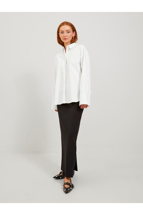 Jack&Jones JJXX Oversize Uzun Kol Minimalist Kadın Gömlek