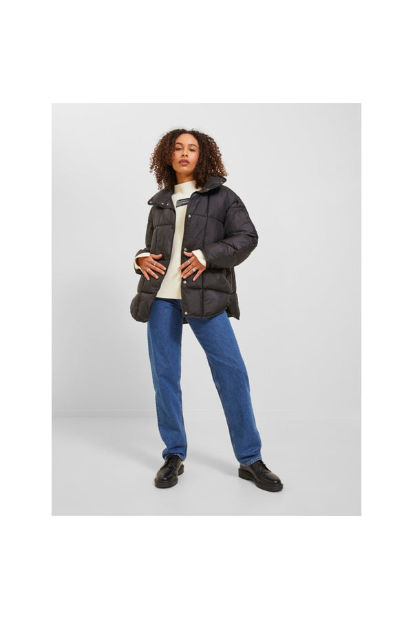 Jack&Jones JJXX Oversize Yüksek Yaka Kadın Kazak - Minimalist Stil