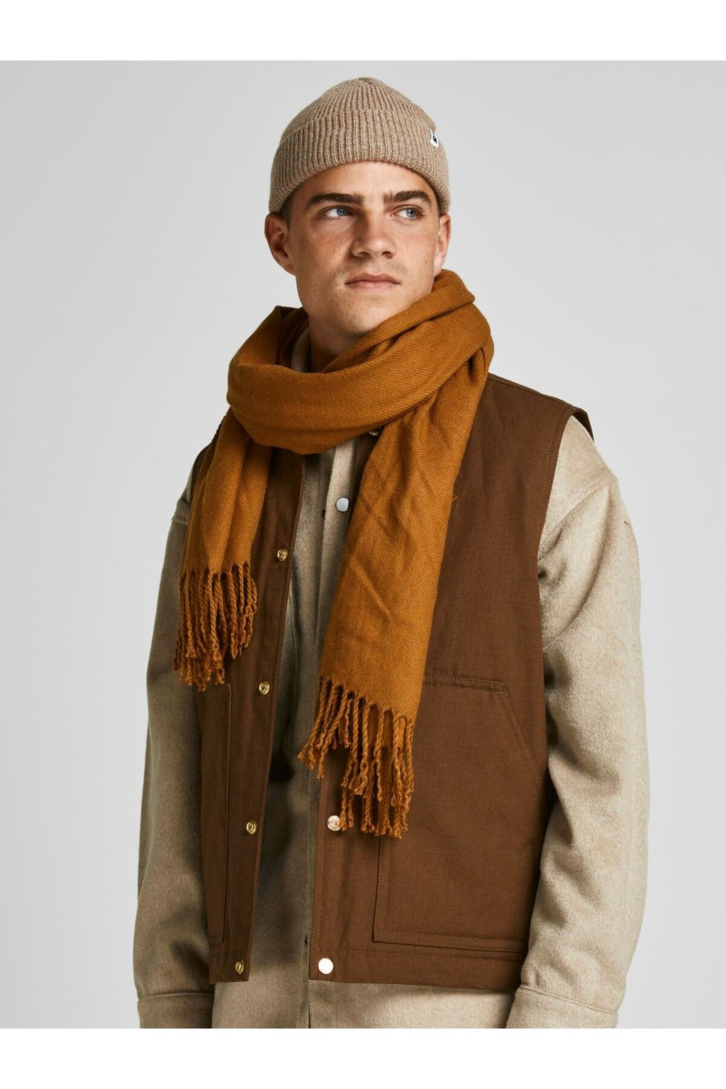 Jack&Jones Minimalist Erkek Bere - Günlük ve Şık