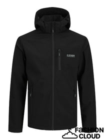 Jack&Jones Minimalist Kapüşonlu Erkek Ceket - Softshell Kumaş